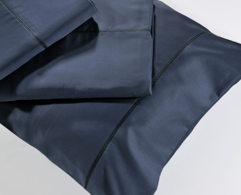 Σετ Σεντόνια Ημίδιπλα 250/8 Navy Blue - DownTown