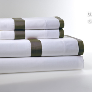 Σετ Σεντόνια King Με Ρεβερ Dark Grey 250 Κλωστές - DownTown