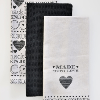 Πετσέτες Κουζίνας 65Χ45 Σετ 3τμχ 18-0368 - DownTown