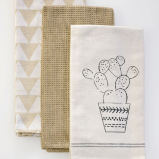 Πετσέτες Κουζίνας 65Χ45 Σετ 3τμχ 18-0370 - DownTown