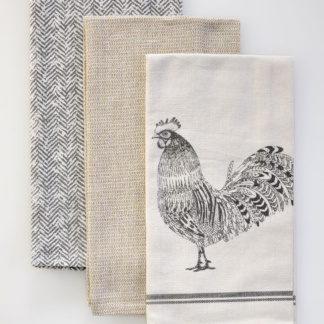 Πετσέτες Κουζίνας 65Χ45 Σετ 3τμχ 18-0376 - DownTown