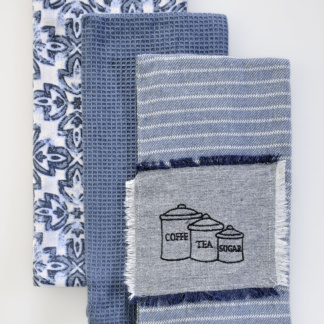 Πετσέτες Κουζίνας 65Χ45 Σετ 3τμχ 18-0387 - DownTown