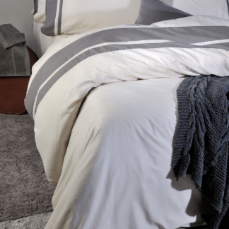 Σετ Σεντόνια Υπέρδιπλα Ecru 90% Cotton-10% Wool - DownTown