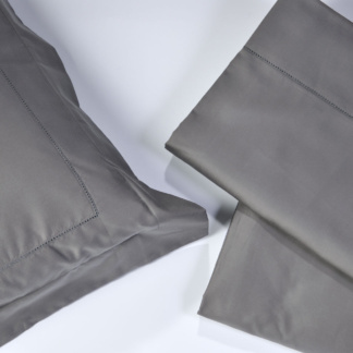 Σετ Σεντόνια Υπέρδιπλα Αζουρ Grey Oxford Μαξ/κες - DownTown