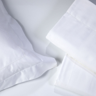 Σετ Σεντόνια Υπέρδιπλα Αζουρ Λευκό Oxford Μαξ/κες - DownTown