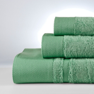 Σετ Πετσέτες New Rosa Green (3τμχ) - DownTown