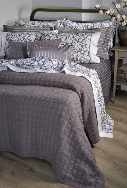 Σεντόνια king size floral, από 100% βαμβάκι σατέν πενιέ 220 κλωστών Downtown Home Elvira 851