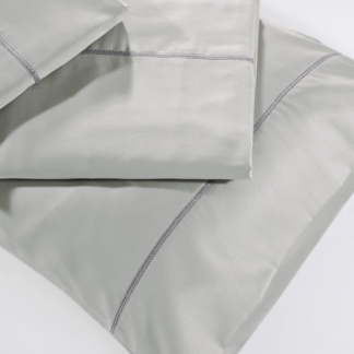 Ζεύγος Μαξιλαροθήκες Oxford 250/20 Silver - DownTown