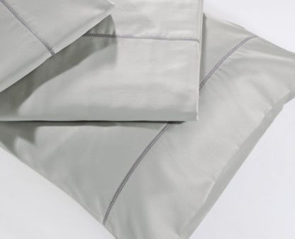 Ζεύγος Μαξιλαροθήκες Oxford 250/20 Silver - DownTown