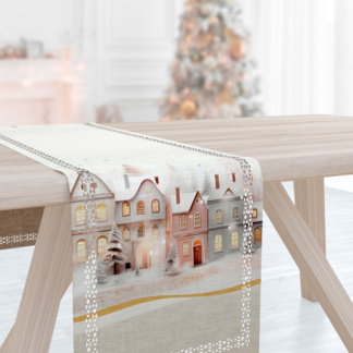 Χριστουγεννιάτικη Τραβέρσα 2043 Laser Cut 40x160 - Saint Clair