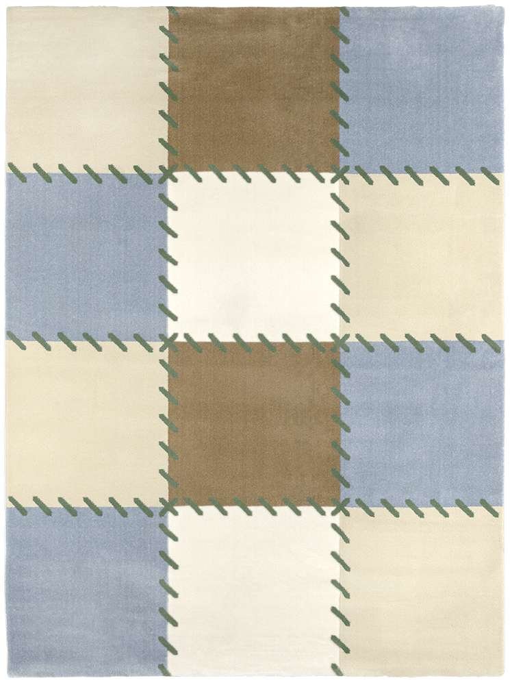 Χαλί Patchwork Blue 115x175 - Saint Clair