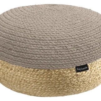 Πουφ Guy Laroche Maya Taupe Ottoman