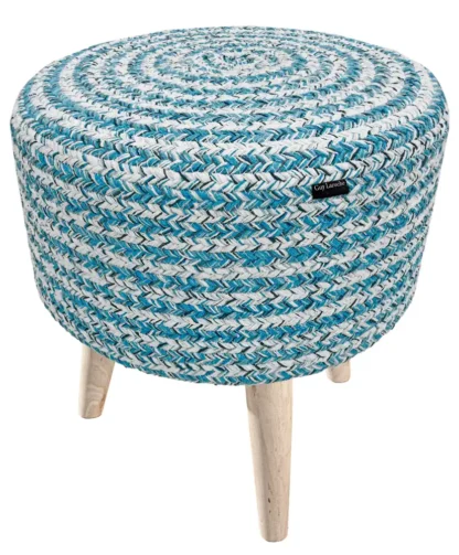 Σκαμπό Stool Tonical Blue 40x40x40 - Guy Laroche
