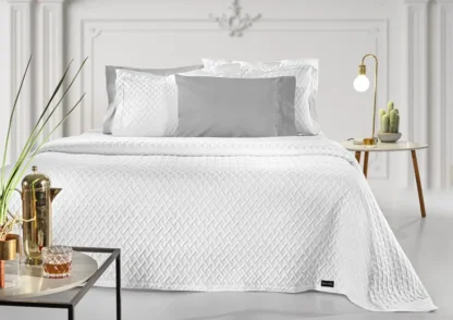 Κουβέρτα Bello White 245x260 - Guy Laroche