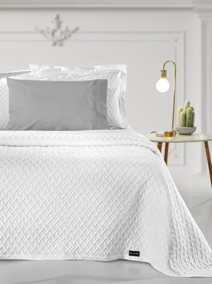 Κουβέρτα Bello White 245x260 - Guy Laroche - Image 2