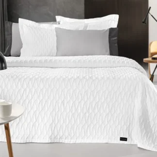 Κουβέρτα Medici White 245x260 - Guy Laroche