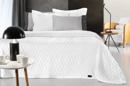 Κουβέρτα Medici White 245x260 - Guy Laroche