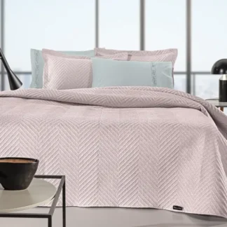 Σετ 2τμχ Κουβερλί Hamptons Sepia 180x240 - Guy Laroche