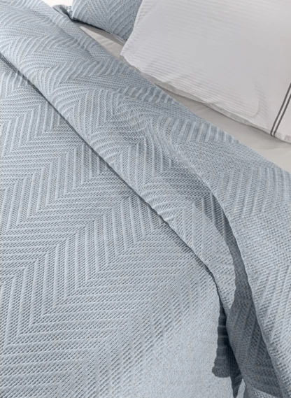 Σετ 2τμχ Κουβερλί Hamptons Blue 180x240 - Guy Laroche - Image 4