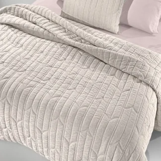 Σετ 2τμχ Κουβερλί Aurora Natural 180x240 - Guy Laroche