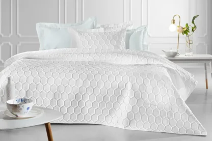 Σετ 3τμχ Κουβερλί Hive White 250x240 - Guy Laroche