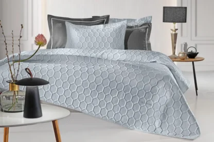 Σετ 3τμχ Κουβερλί Hive Silver 250x240 - Guy Laroche