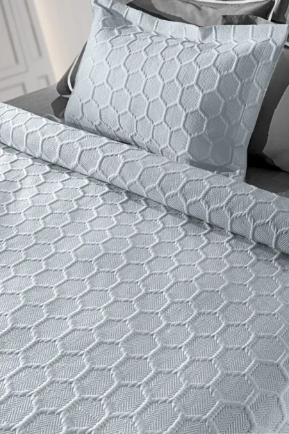 Σετ 3τμχ Κουβερλί Hive Silver 250x240 - Guy Laroche - Image 2