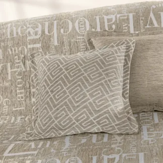 Διακοσμητική Μαξιλαροθήκη Stamp Taupe 50x50 - Guy Laroche