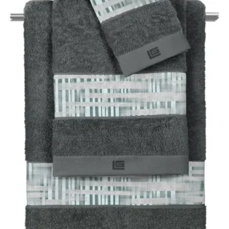 Σετ 3τμχ Πετσέτες Cuba Cement - Anthracite - Guy Laroche