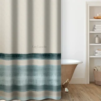 Κουρτίνα Μπάνιου Santiago Denim 240x185 - Guy Laroche