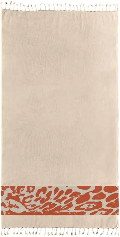 Πετσέτα Θαλάσσης - Παρεό Pestemal 24 Beige 90x170 - Guy Laroche - Image 2