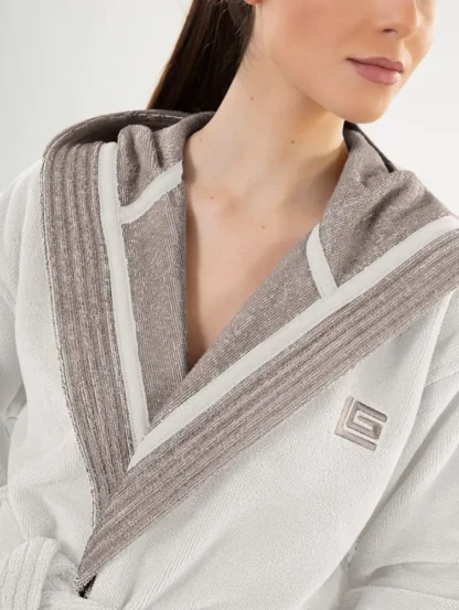 Μπουρνούζι Monogram Perla XXLarge - Guy Laroche - Image 2