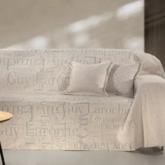 Ριχτάρι Καναπέ Stamp Natural (Διθέσιος) 180x250 - Guy Laroche