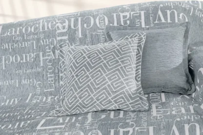 Ριχτάρι Καναπέ Stamp Silver (Τριθέσιος) 180x300 - Guy Laroche - Image 3