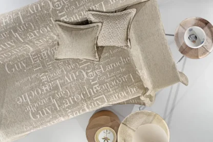 Ριχτάρι Καναπέ Stamp Taupe (Τριθέσιος) 180x300 - Guy Laroche