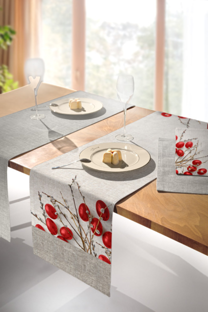 Πασχαλινή Τραβέρσα Easter 17 Red 40x160 - Saint Clair
