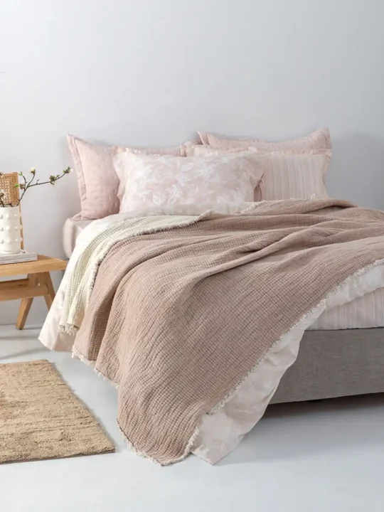 Κουβέρτα muslin 170x240 MOUS BEIGE