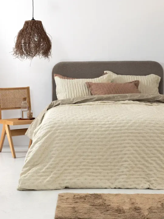 Κουβερλί υπέρδιπλο 220x240 TOT IVORY