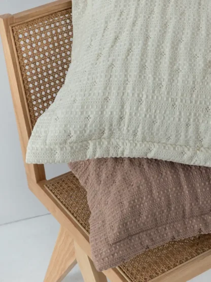 Ζεύγος μαξιλαροθήκες 50x70 Oxford TOT IVORY - Image 2