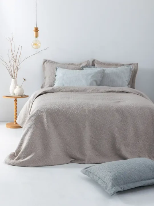 Κουβέρτα Matelasse 170X260 ZOE BEIGE