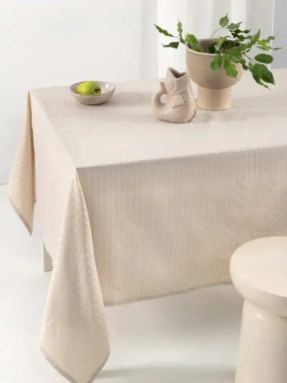 Τραπεζομάντηλο Αλεκιαστο Formal Dinner 175x320 MILLY BEIGE