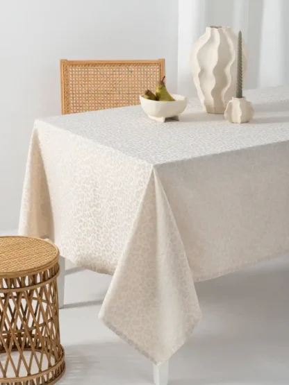 Τραπεζομαντηλο Αλεκιαστο Formal Dinner 175x160 LITA BEIGE