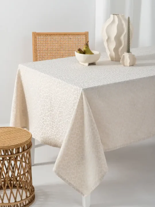 Τραπεζομαντηλο Αλεκιαστο Formal Dinner 175x160 LITA BEIGE
