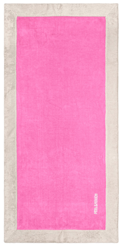 Πετσέτα παραλίας Feel & Touch Caribbean Pink