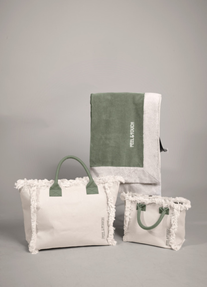 ΤΣΑΝΤΑ CARIBBEAN AMMOS/KHAKI (SHOULDER BEACH BAG) - Image 2