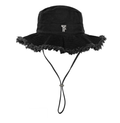 Kαλοκαιρινό καπέλο μαύρο 100% βαμβακερό Feel & Touch Caribbean Black