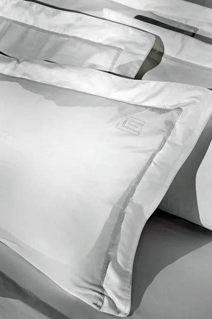 Σετ 4τμχ. Σεντόνια Elite White/White 270x280 - Guy Laroche - Image 3