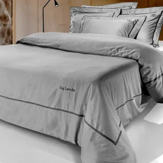 Σεντόνια υψηλής ποιότητας, γκρι απο 100% βαμβάκι, σετ 4 τμχ Guy Laroche Elite Silver Anthracite