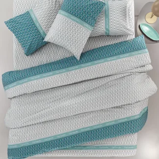 Σετ 4τμχ. Σεντόνια Status Petrol 240x265 - Guy Laroche