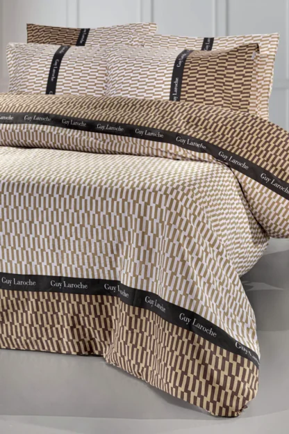Σετ 4τμχ. Σεντόνια Status Beige Με Λάστιχο 170x200+32 - Guy Laroche - Image 2